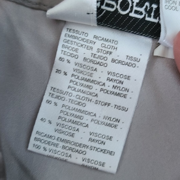 VINTAGE Sportmax embroidery Sheer Lace skirt - Picture 7 of 9